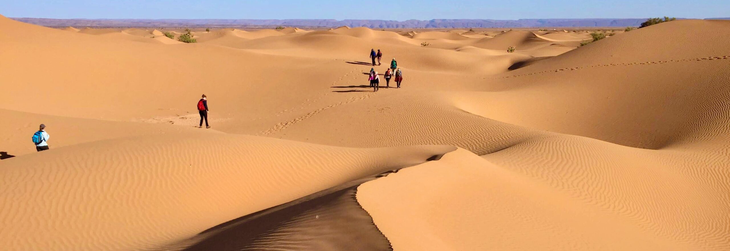 Wandelen in Stilte Woestijn Marokko